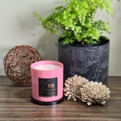 Pink Musk Bergamot & Freesia – Modish Candle (Pink)