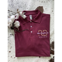 Built Tough range – Men’s maroon Polo Shirt ( embroidered)
