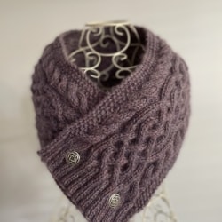 Braveheart Neck-warmer – hand knitted