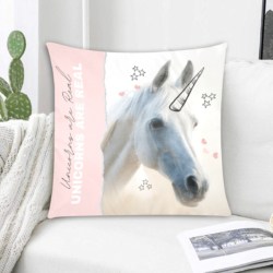 Unicorns Are Real II Zippered Cushion Cover