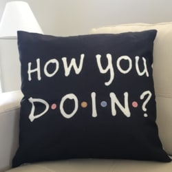 How you doin cushion