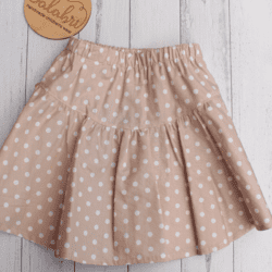 Girls Skirt (dots) Size 2