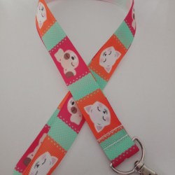 Dog and cat pet print lanyard / ID holder / badge holder