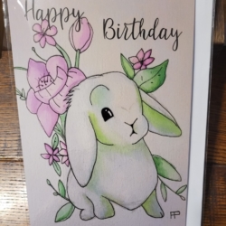 Greeting Card – Happy Birthday Bunny