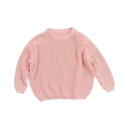 August – Knitted Pullover Jumper – Pink