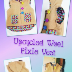 Whimsical Wool Pixie Vest To keep your Pixie Princess Toasty Warm.