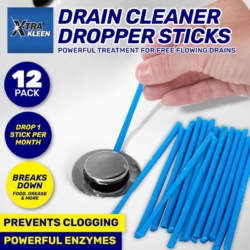 Drain Cleaner dropper sticks 12pk X 5packs includes shipping