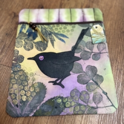 Hand Painted Zip Pouch – #6